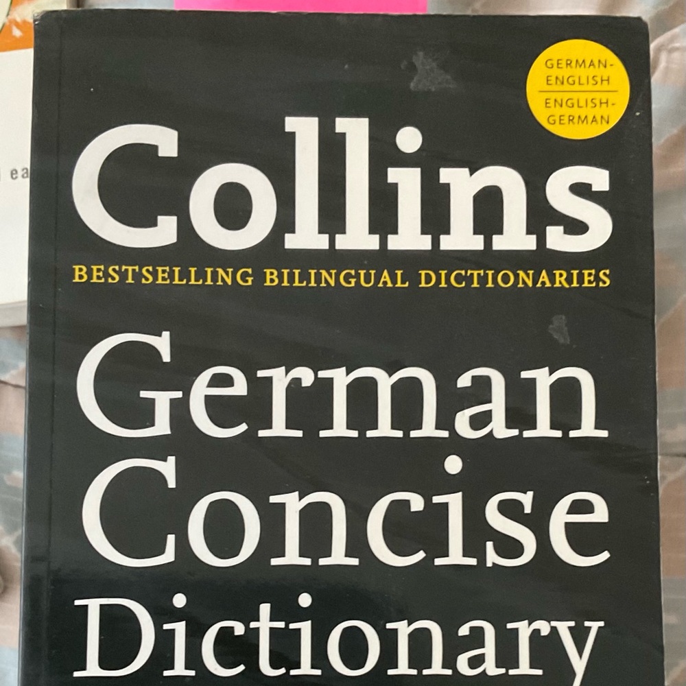 COLLINS GERMAN CONCISE Paperback dictionary